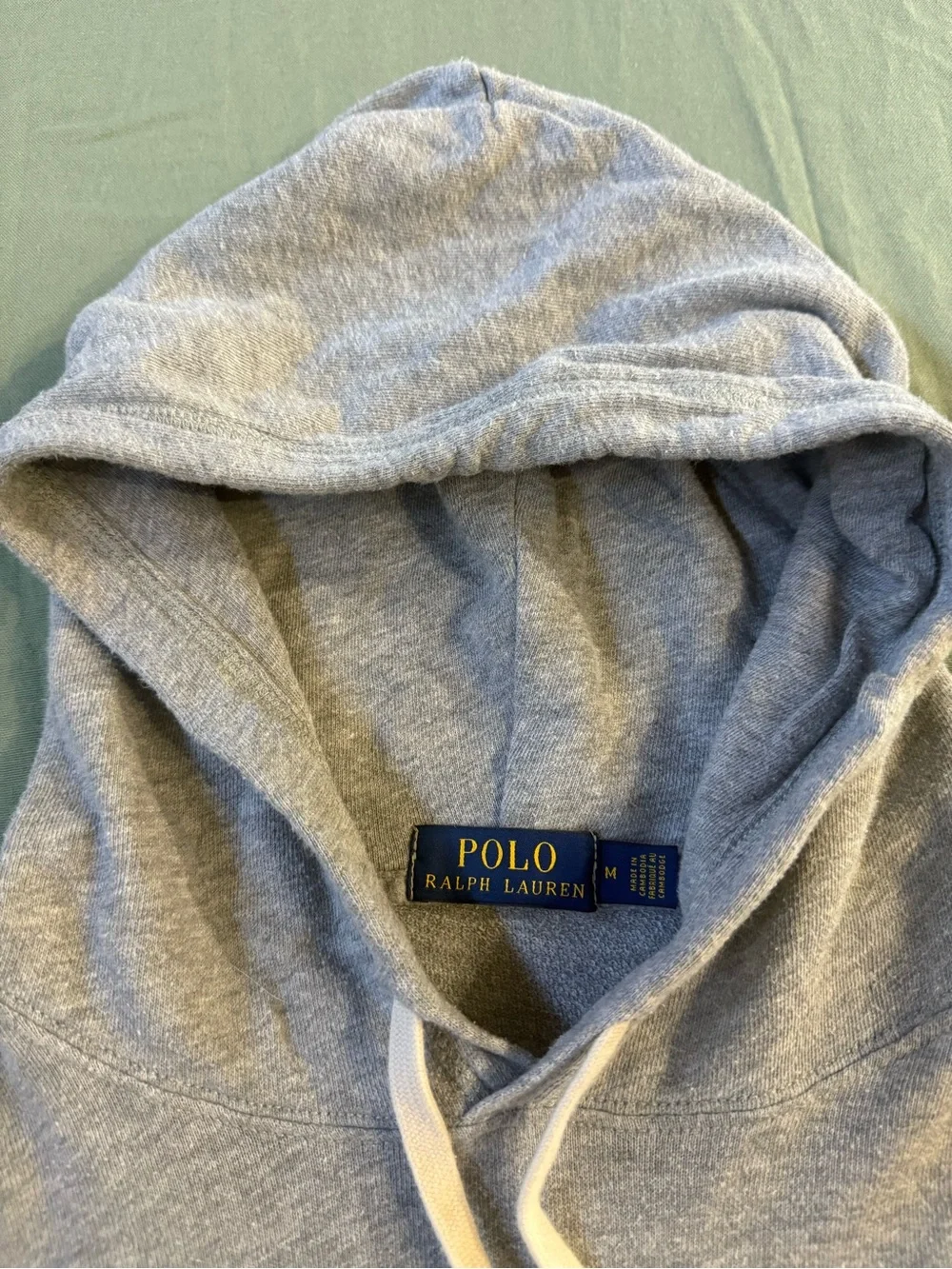 Men's Polo Ralph Lauren Pullover Hoodie Gray M